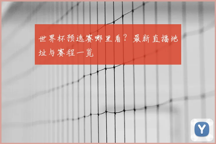 世界杯预选赛哪里看？最新直播地址与赛程一览
