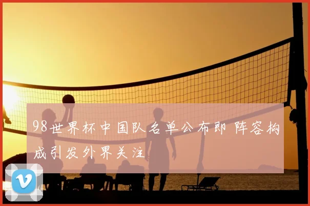 98世界杯中国队名单公布即 阵容构成引发外界关注