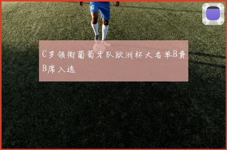 C罗领衔葡萄牙队欧洲杯大名单B费B席入选